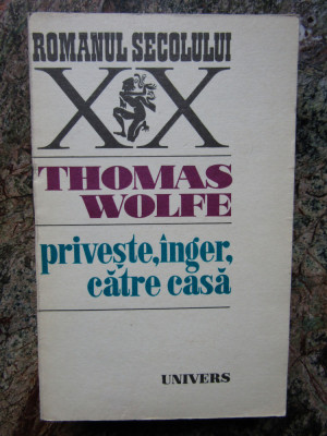 THOMAS WOLFE - PRIVESTE, INGER, CATRE CASA foto