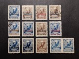 Rusia 1918 lot 13 timbre - conditie mixt