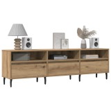 VidaXL Comodă TV, stejar artizanal, 150x30x44,5 cm, lemn prelucrat