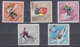 A12 S4 6 - Timbre foarte vechi - Ungaria - JO iarna Grenoble 1968, Sport, Stampilat