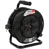 Yato YT-81052 - Derulator cablu electric 20 m 4 prize cu maner