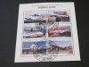 Coliță Filatelică Sierra Leone 2022 &ndash; 50 Ani Primul Zbor Airbus A300, 4 Timbre Obliterate &ndash; Piesă pentru colecționari Tematică Aviatică, Aviatie, Stampilat