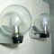 Aplice MCM, PostModern, Doria, Art Deco, crom, sticla Murano, vintage