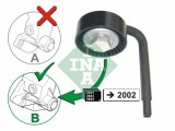 INA 531 0790 10 rola intinzator,curea transmisie