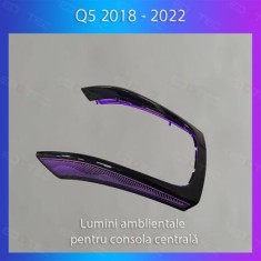 Lumini ambientale Audi Q5 B8 2008-2015 consola centrala control telefon sau sistem original CarStore Technology