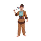 Costum carnaval indian pentu baieti marimea 110/120