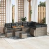 VidaXL Set de canapele pentru grădină 12 pcs Gri 90 x 55 x 71 cm 3363868