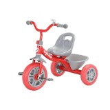 Cumpara ieftin Tricicleta cu pedale U-Grow, rosie, cadru otel, roti spuma EVA, sezut reglabil, cos depozitare, pentru copii 2-6 ani, max 30kg