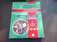INVATA SINGUR LIMBA ITALIANA CONTINE 3 CD-URI DIN 4 foto