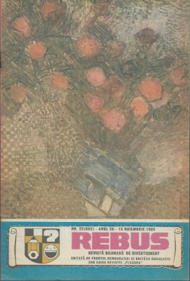 Revista Flacara Rebus nr. 22 / 15 noiembrie 1985 foto