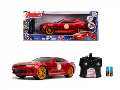 MASINUTA RADIOCOMANDATA IRON MAN 2016 CHEVY SCARA 1 LA 16 SuperHeroes ToysZone foto