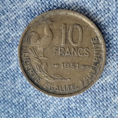 10 FRANCS 1951 FRANTA