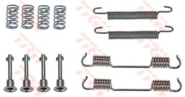 Set accesorii, saboti frana parcare BMW Seria 3 Cabriolet (E36) (1993 - 1999) TRW SFK222