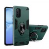 Husa telefon Plastic iPhone 12 Pro Max 6.7 antishock Rugged Sergeant Armor Ring green