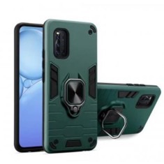 Husa telefon Plastic iPhone 12 6.1 antishock Rugged Sergeant Armor Ring green