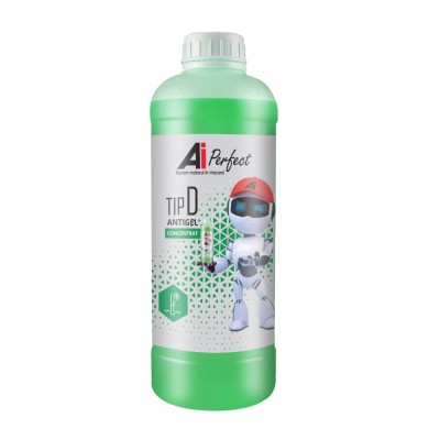 Antigel Concentrat AiPerfect G11+ TIP D - 1 Litru, Hibrid OAT (Culoare Verde) foto