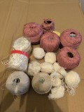 Lot n5 - Fire / Ata Tricotat macrame, cusut macrame , etc ( Vintage )