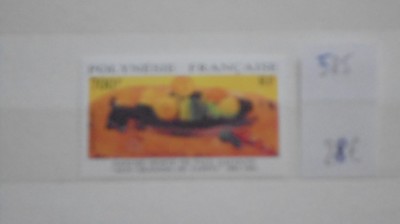 POLINEZIA FRANCEZA - PICTURA, PAUL GAUGUIN - 1991 - MI 28 EURO - NECIRCULAT. foto