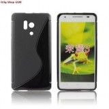Husa Silicon S-Line Neagra Huawei Honor 3 Protectie Premium