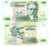 Uruguay 20 Pesos 2020, P-101, Bancnota Polimer UNC