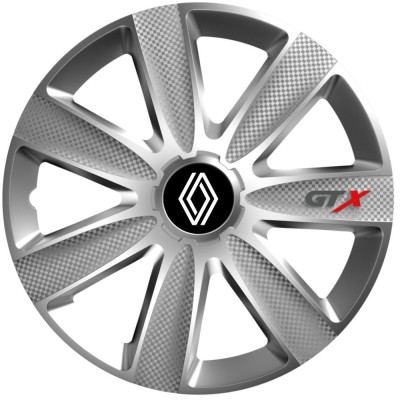 Set 4 Capace Roti GTX Gri R14, Pentru Renault Nou foto