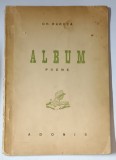 ALBUM. POEME de GH. BURDEA, CONTINE DEDICATIA AUTORULUI 1941