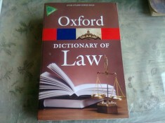 OXFORD, DICTIONARY OF LAW foto