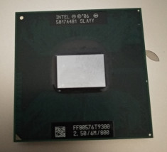 Procesor laptop T9300 Socket P 2.5Ghz FSB 800 foto