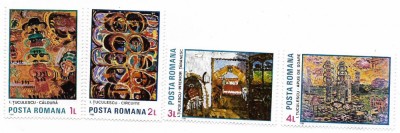 Romania (431) - Reproduceri de arta - I. Tuculescu, 1985 - serie neobliterata foto