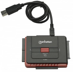 Convertor Manhattan Hi-Speed USB 2.0 la SATA/IDE foto