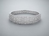 Cumpara ieftin Bratara Fixa din Argint 925 Mosaic Triangle Pave Geometric
