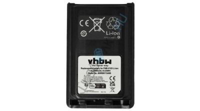 Baterie radio VHBW de &amp;icirc;nlocuire pentru Yaesu / Vertex FNB-V103, FNB-V104, FNB-V103LI - 2600 mAh 7,4 V Li-Ion foto