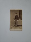 Cumpara ieftin CDV Renumita fotografa Adele Perlmutter, Viena, Portret de barbat, ca. 1865!