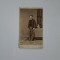 CDV Renumita fotografa Adele Perlmutter, Viena, Portret de barbat, ca. 1865!
