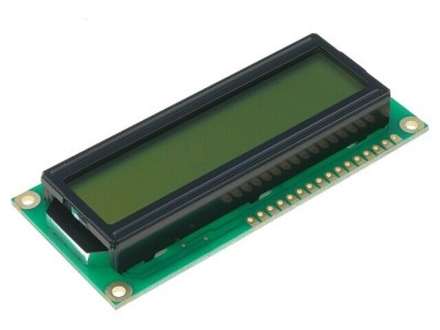 LCD Alfanumeric 16x2 Galben-Verde LED foto