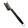 Perie de Sarma pentru Gratar, Cyrax, Maner 45 cm, din Otel inoxidabil, 45X7X10, Negru