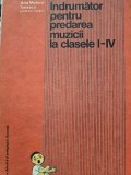 INDRUMATOR PENTRU PREDAREA MUZICII LA CLASELE I-IV