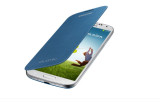 Husa Flip Originala Samsung S4 Albastra - EF-FI950BLEGWW, Samsung Galaxy S4, Albastru, Piele Ecologica