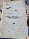 Studiu referitor la operatiunile militare ce au avut loc cu prilejul pierderii Basarabiei, Bucovinei de Nord, Ardealului de Nord si Cadrilaterului