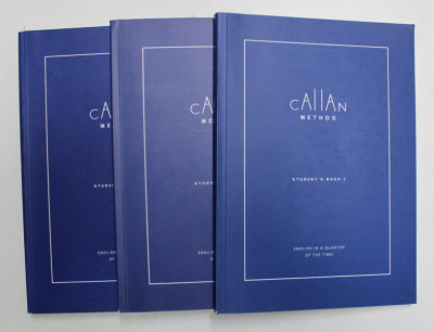 CALLAN METHOD , STUDENT &amp;#039;S BOOK 1,2,3 -VOLUMELE I - IV , 1995 foto