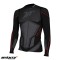 Bluza moto termica (de compresie) Seventy model SD-CT1 culoare: negru/gri &ndash; unisex M/L