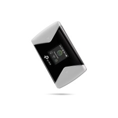 ROUTER TP-LINK wireless. portabil 4G Mobile Wi-Fi 300Mbps Internal LTE Modem SIM card slot TFT screen display rechargeable battery micro SD card slot foto