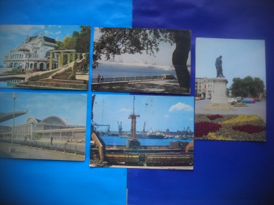 HOPCT LOT NR 544 CONSTANTA-CT-5 CARTI POSTALE-RSR-CIRCULATE foto