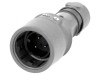 Conector Circular Mufă Tată 3 Pin Nichelat Buccaneer 6000
