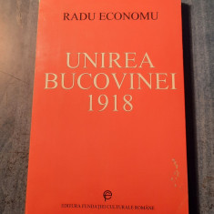 Unirea Bucovinei 1918 Radu Economu