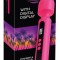 Vibrator wand cu cap flexibil 10 moduri de vibratie Pink Sunset Wand Vibrator
