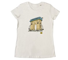 Tricou pentru femei - I Love Bucharest Ghica Popa, culoarea alb, marimea M | ROD