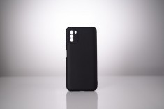 Husa Xiaomi Pocophone M3 Spacer, negru, grosime 2mm, material flexibil silicon + interior cu microfibra &quot;SSPPC-XI-PC-M3-SLK&quot;