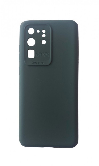 Husa telefon compatibila cu Samsung Galaxy S20 Ultra, S20 Ultra 5G, Verde, Cu interior de catifea, 263HT