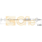 Cablu ambreiaj Peugeot 206 (2a/C)/ 206+ (T3e) Cofle 113058